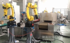 NMT-ZN-631疫苗玻璃瓶特殊涂層工藝,預熱+固化自動化對接隧道爐烘烤線(蘇州?？松?